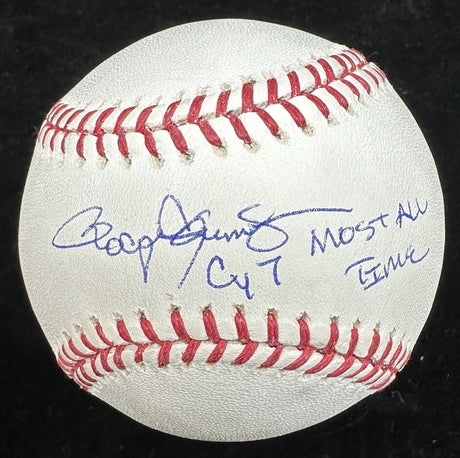 Roger Clemens CY 7 Most All Time Signed Baseball Tristar Hologram