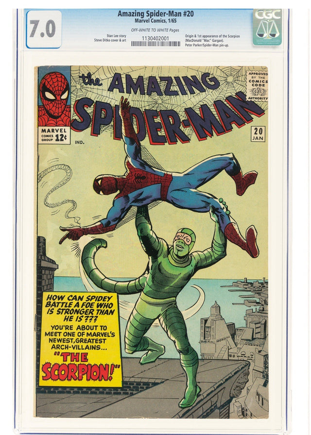 The Amazing Spider-Man #20 (Marvel, 1965) CGC FN/VF 7.0 Comic Book