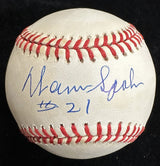 Warren Spahn #21 Signed Baseball JSA