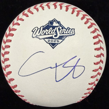 Shohei Ohtani Signed 2025 World Series Logo Baseball MLB Holo Fanatics LE 2/5