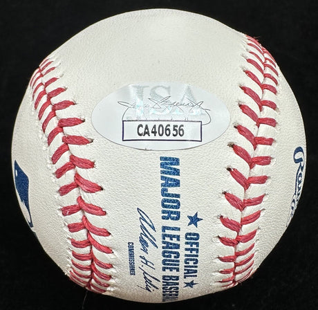 Todd Worrell 86 NL ROY Signed Baseball JSA