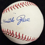 Pete “Charlie Hustle” Rose Signed Nickname Baseball JSA