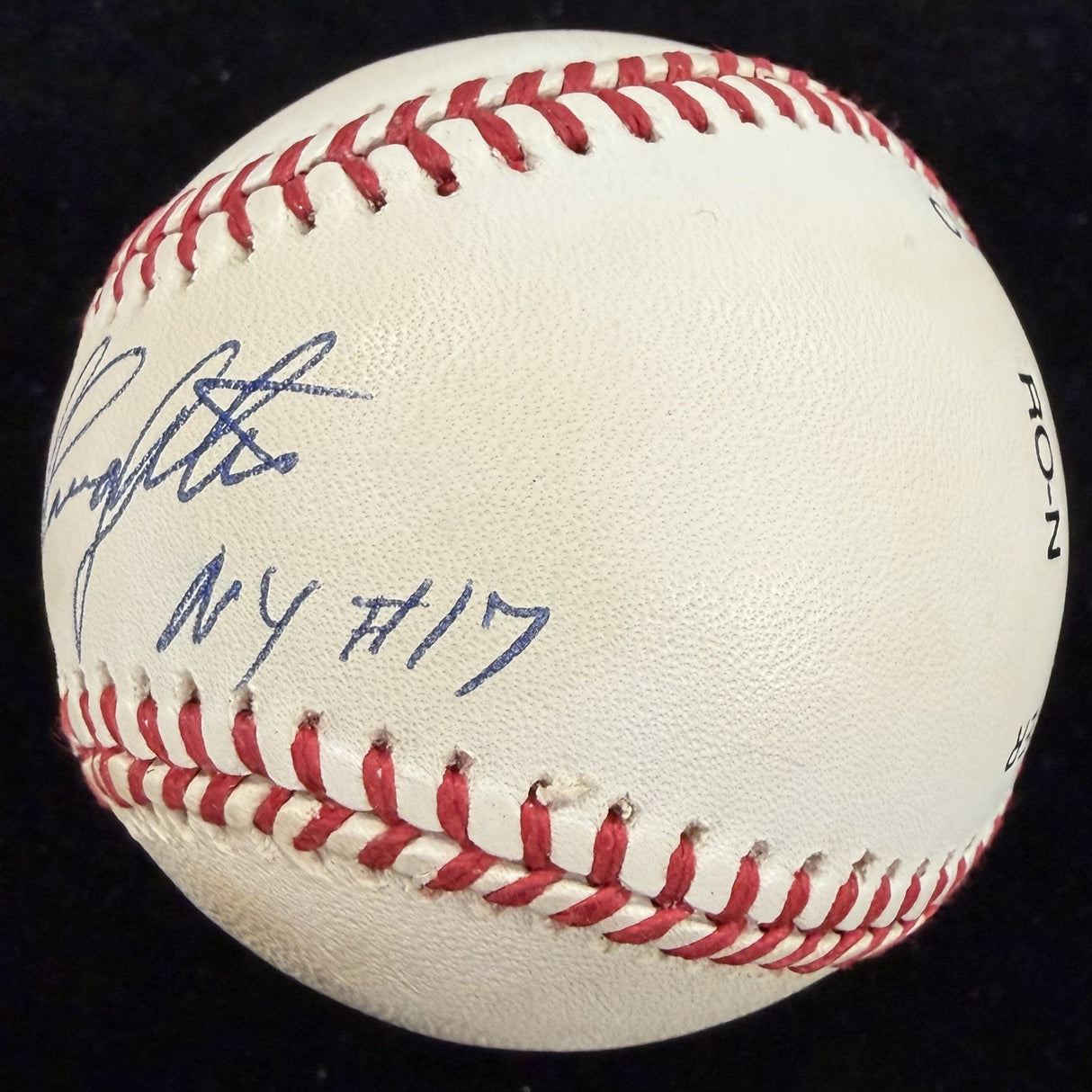 Enos Slaughter NY #17 Signed Baseball JSA
