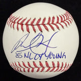 Paul Skenes 25 NL Cy Young Signed Baseball MLB Holo Fanatics Holo