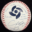 Shohei Ohtani Mike Trout Dual Signed 2023 WBC Logo Baseball MLB Holo Fanatic JSA