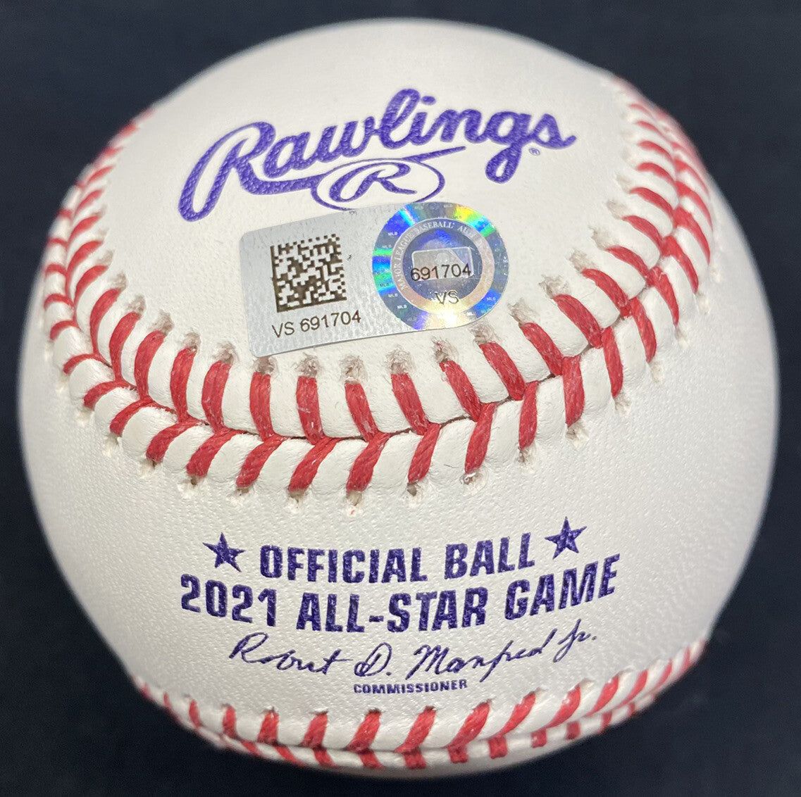 Mike Trout 9th ASG Signed 2021 All Star Game Logo Baseball MLB Hologram Holo