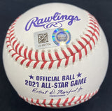 Mike Trout 9th ASG Signed 2021 All Star Game Logo Baseball MLB Hologram Holo