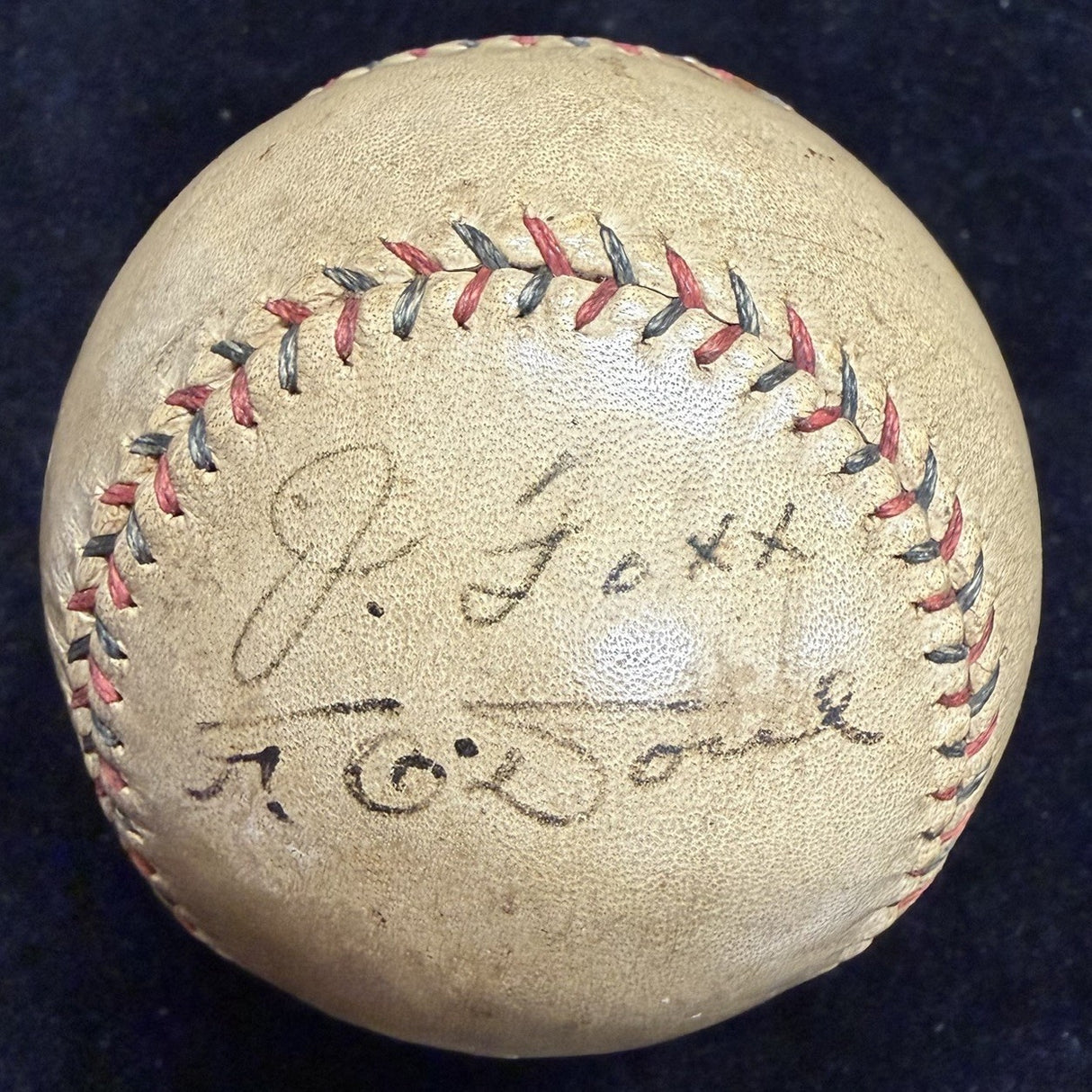 Babe Ruth Jimmie Foxx 1934 Tour Of Japan Signed Baseball PSA/DNA LOA