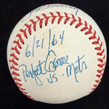 Jim Bunning HOF 96 6/21/64 Perfect Game vs Mets Signed Baseball JSA