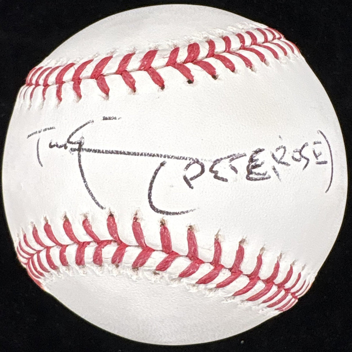 Tom Sizemore (Pete Rose) Signed Baseball Hustle JSA