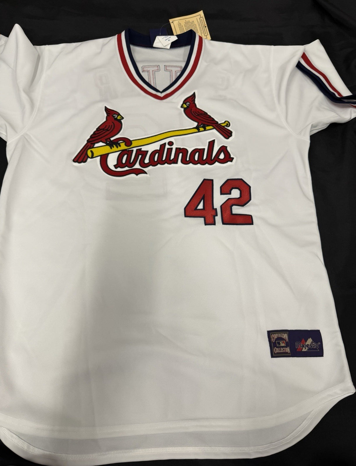 Bruce Sutter HOF 2006 Signed Cardinals Majestic Replica Jersey JSA