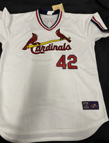 Bruce Sutter HOF 2006 Signed Cardinals Majestic Replica Jersey JSA