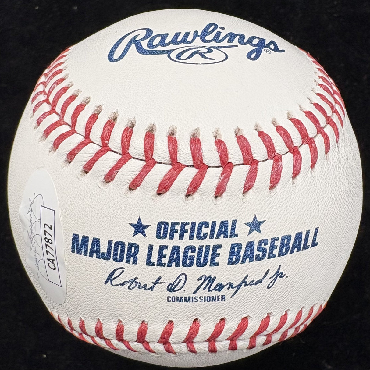 Calvin Johnson Signed Baseball JSA