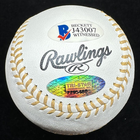 Ken Griffey Jr. 10 Gold Gloves Signed Gold Glove Logo Baseball Beckett Tristar 
