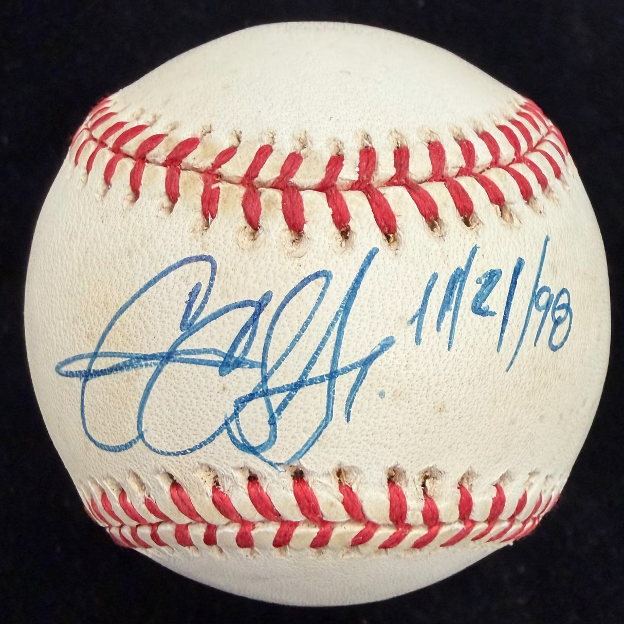 CC Sabathia 11/21/98 Signed Pre-Rookie Signed Baseball JSA