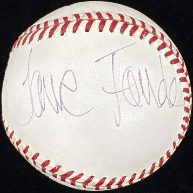 Jane Fonda Signed Baseball PSA/DNA