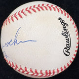 Dave DeBusschere Basketball HOF 82 Signed Baseball JSA
