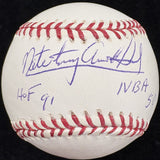 Nate Tiny Archibald HOF 91 NBA 50 Signed Baseball Hollywood Collectibles Holo