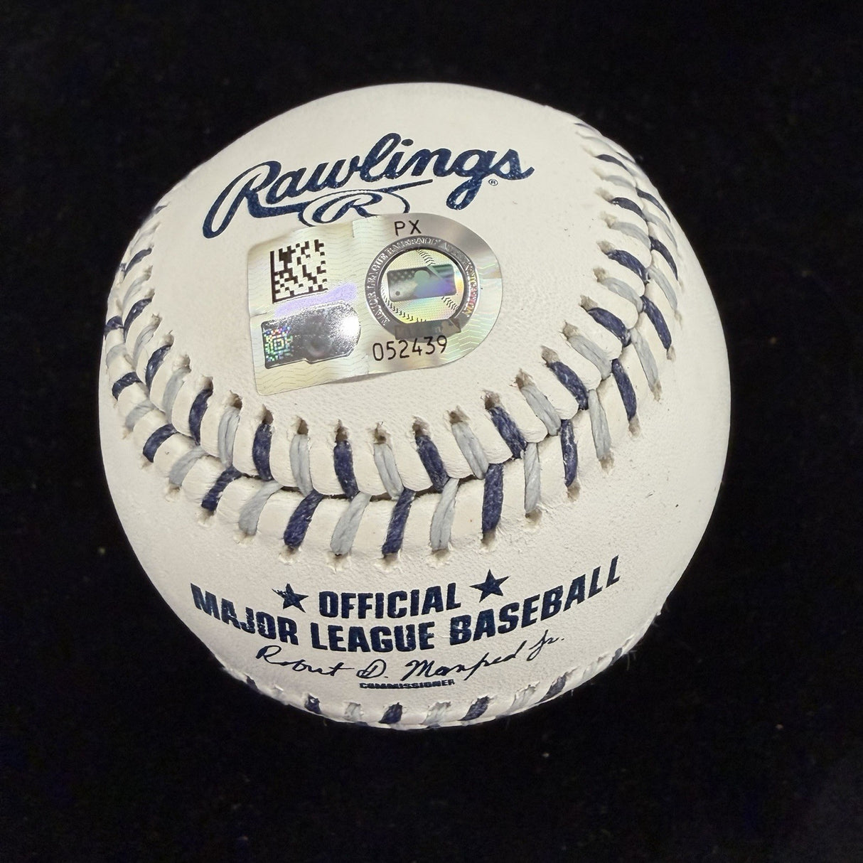 Derek Jeter HOF 2020 The Captain Signed Yankees Team Stitch Logo Baseball MLB 