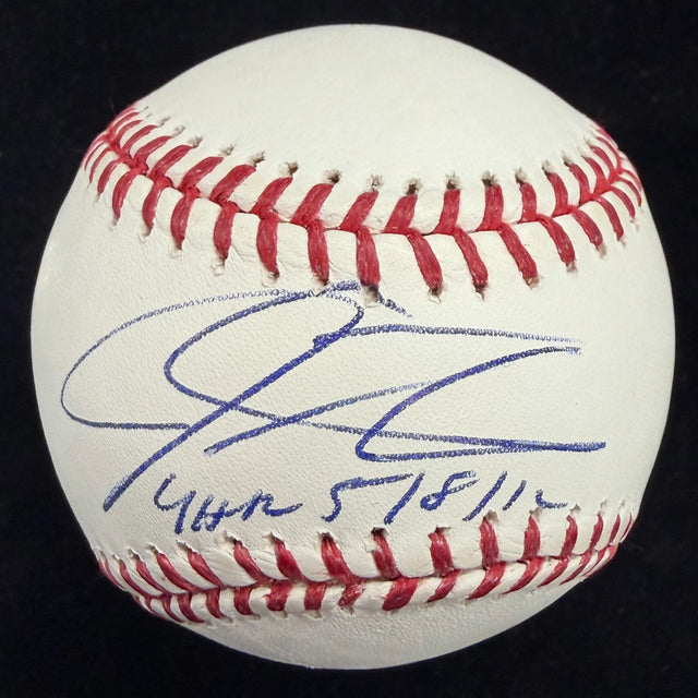 Josh Hamilton 4 HR 5/8/12 Signed Baseball MLB Holo