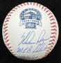 Nolan Ryan MLB Debut Signed Shea Stadium Logo Baseball Ryan Foundation Holo