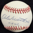 Eddie Mathews 512 HR Signed Baseball PSA/DNA Holo Only