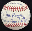 Carlos Beltran Hall Of Fame 2026 Signed Stat Baseball Beckett Witness Holo