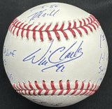 Will Clark MLB Debut Signed Stat Baseball MLB Holo 