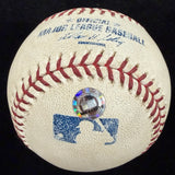 Derek Jeter 6-1 1 HR 2 RBI Signed Game Used Baseball MLB Holo Steiner Sports