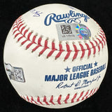 Joe Torre Yankees MGR 96-07 Signed Stat Baseball MLB Holo Fanatics 