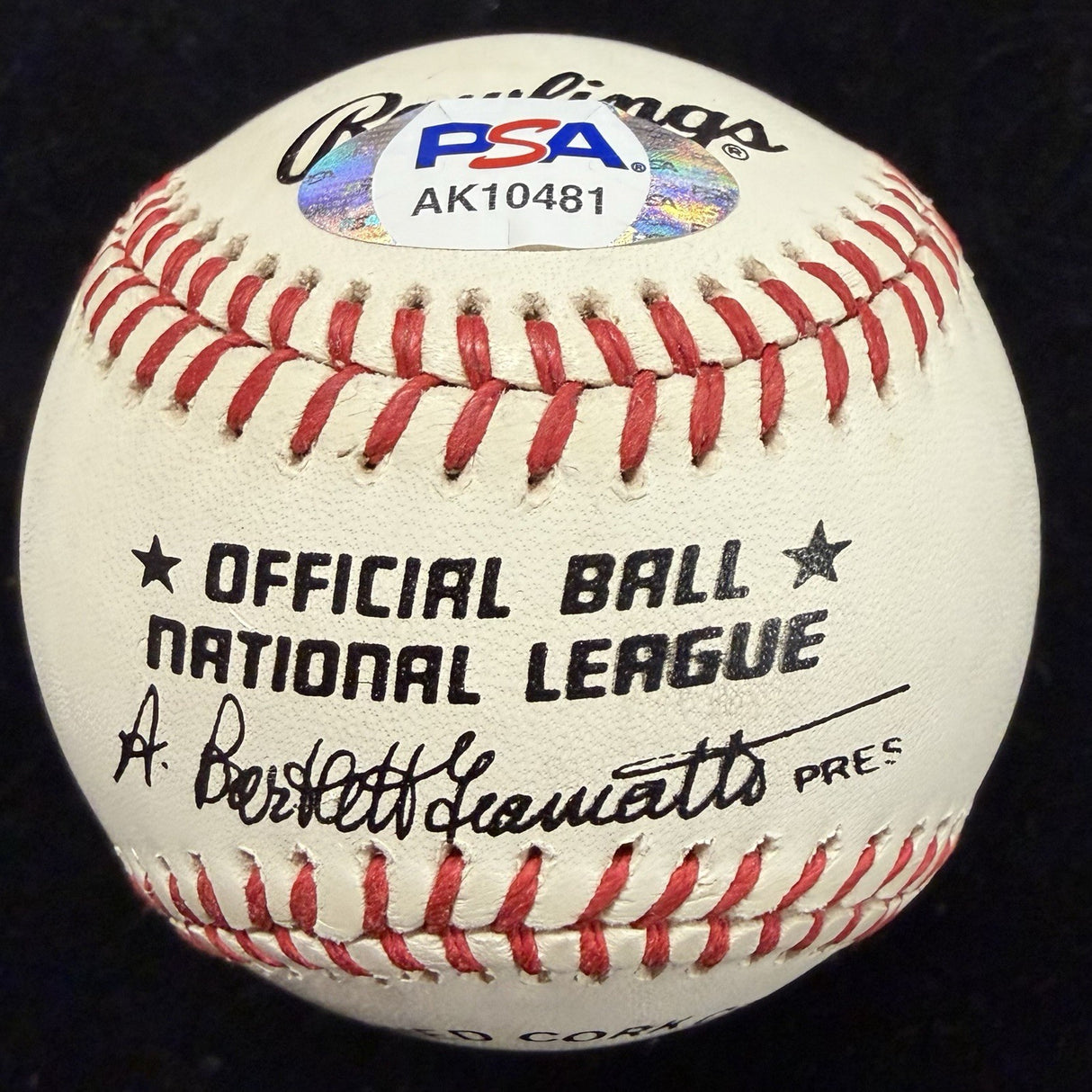 Ralph McPherran Kiner Full Name Signed Baseball PSA/DNA