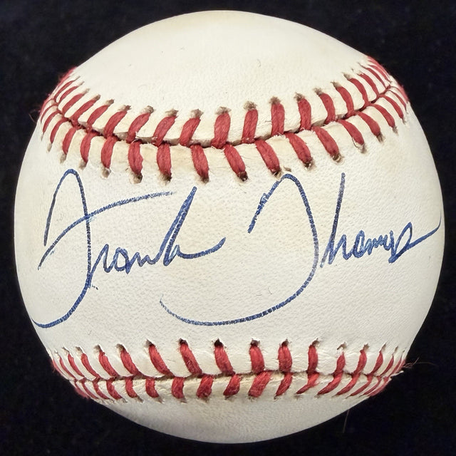 Frank Thomas Vintage Rookie Signature Signed Baseball JSA