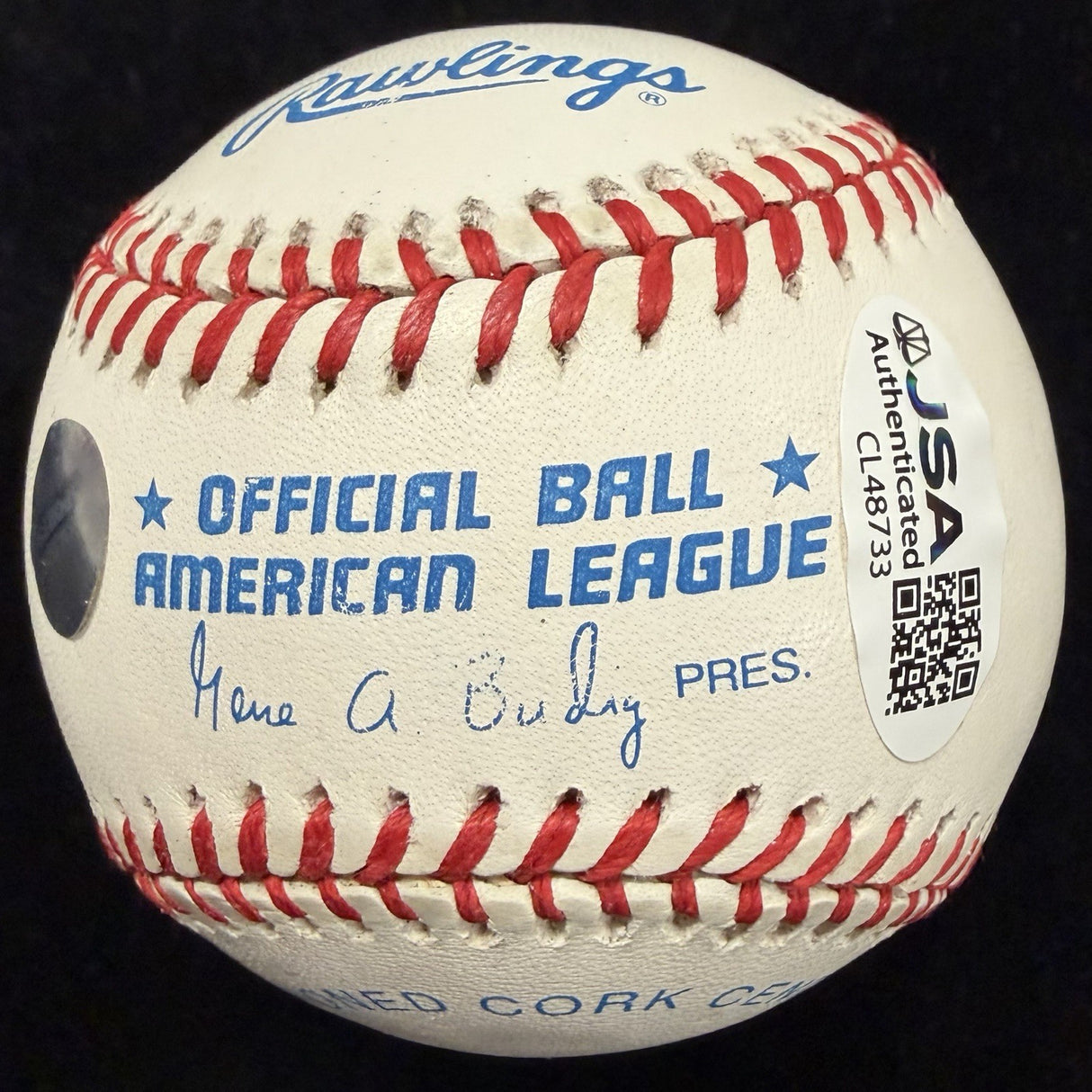 Nolan Ryan HOF 7/25/99 #34 Signed Baseball JSA