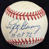 Lefty Gomez HOF 72 Signed Baseball PSA/DNA