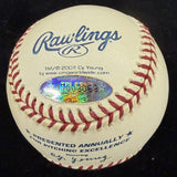 Bruce Sutter Signed Cy Young Logo Baseball Tristar 