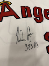 Nolan Ryan 383 K’s Signed Authentic M&N Angels Jersey JSA