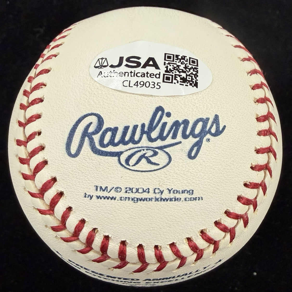 Bullet Bob Turley 58 CY Signed Cy Young Logo Baseball JSA