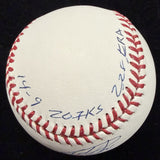 Sandy Alcantara 2022 NL Cy Young Signed Stat Baseball Beckett BAS