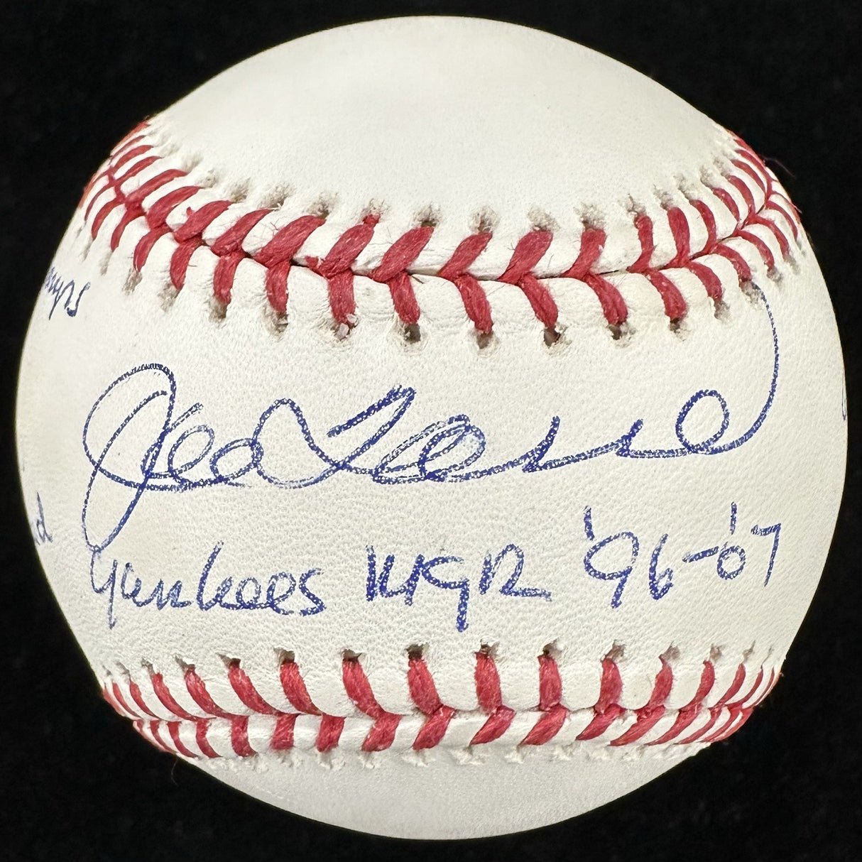 Joe Torre Yankees MGR 96-07 Signed Stat Baseball MLB Holo Fanatics 