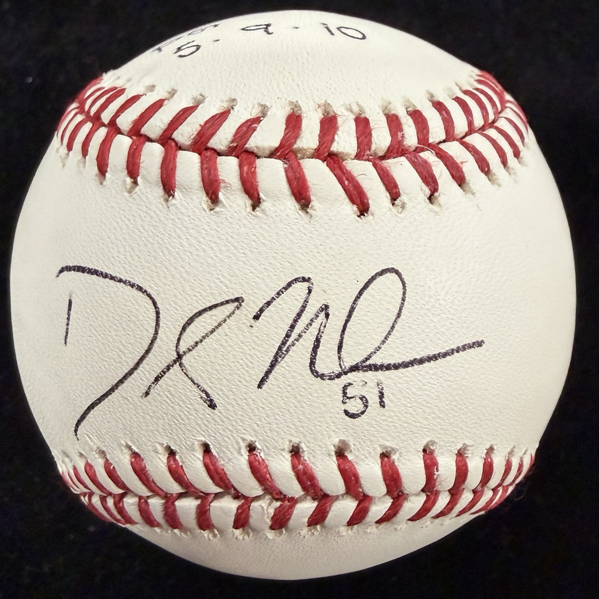 Dallas Braden PG 5-9-10 Signed Baseball JSA