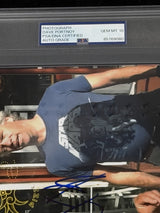 Dave Portnoy Signed Dragon Pizza Review 8x10 PSA/DNA Encapsulated 