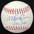 Ryne Sandberg 282 HR Signed Baseball Tristar 