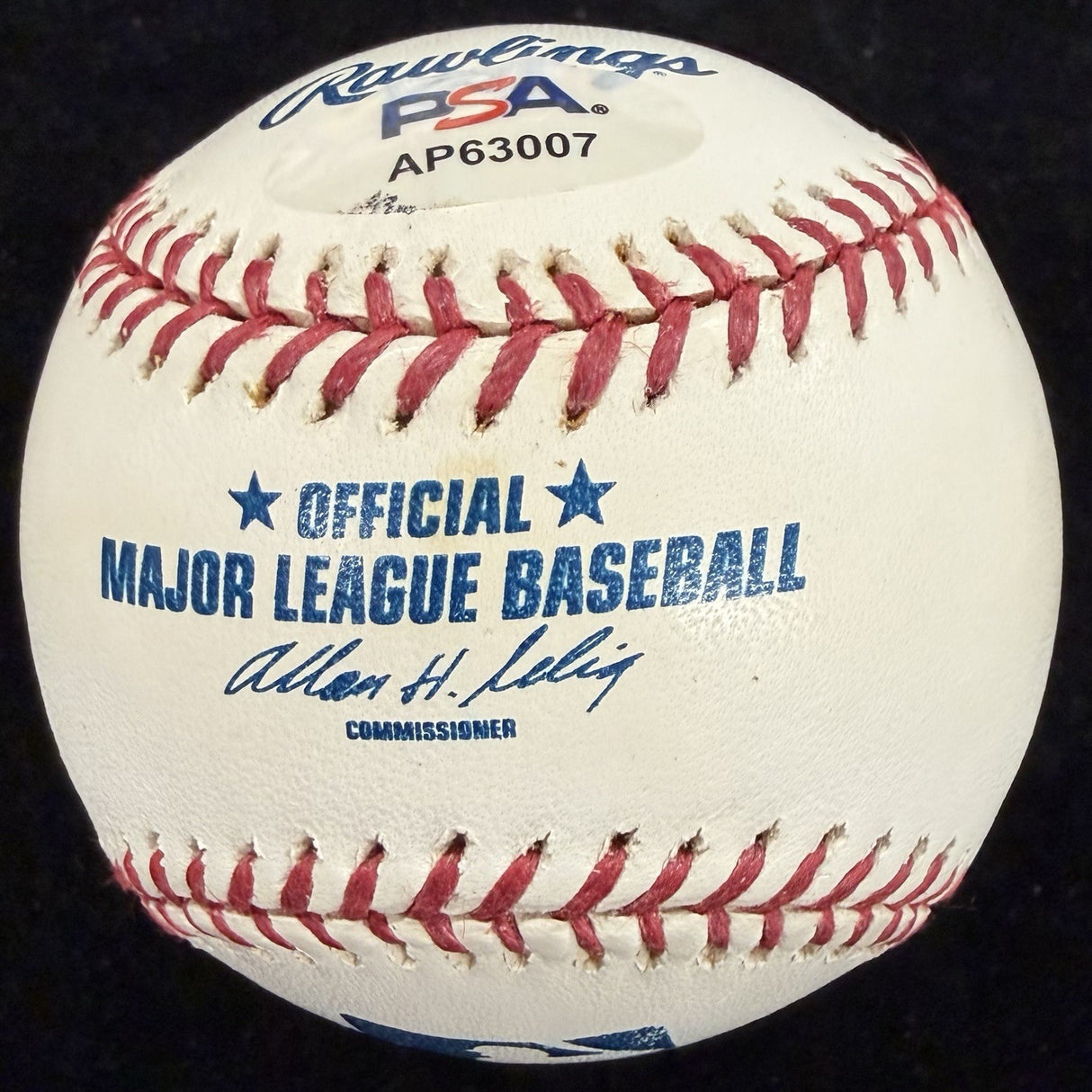 Whitey Ford HOF 74 61 CY Signed Stat Baseball PSA/DNA