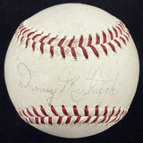Danny Murtaugh Single Signed ONL Giles Baseball JSA LOA