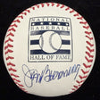 Jim Bunning Signed Hall Of Fame HOF Logo Baseball Tristar 
