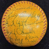 Babe Ruth 1938 Brooklyn Dodgers Team Signed Baseball JSA LOA 