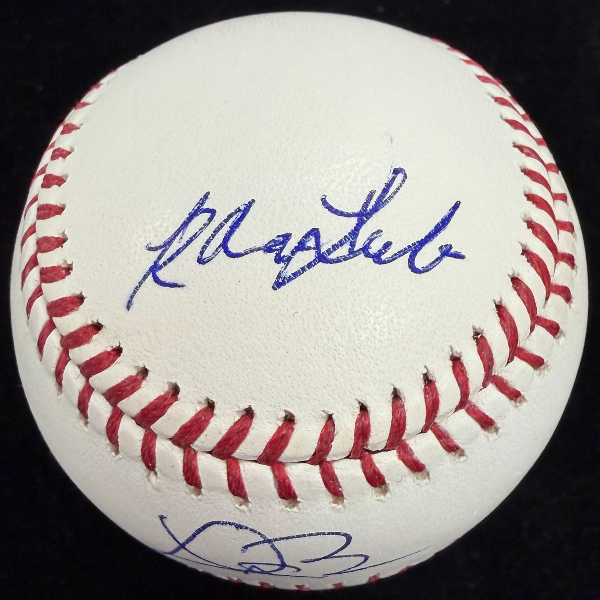 Trevor Bauer Rachel Luba Signed Baseball JSA
