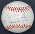 Bobby Cox 161 Ejections Signed Baseball Steiner Sports Hologram Holo