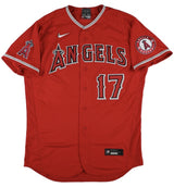Shohei Ohtani Kanji Signed Authentic Angels Nike Jersey MLB Holo Fanatics