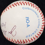 Elvin Bethea & Joe Delamielluere Dual-Signed Baseball JSA